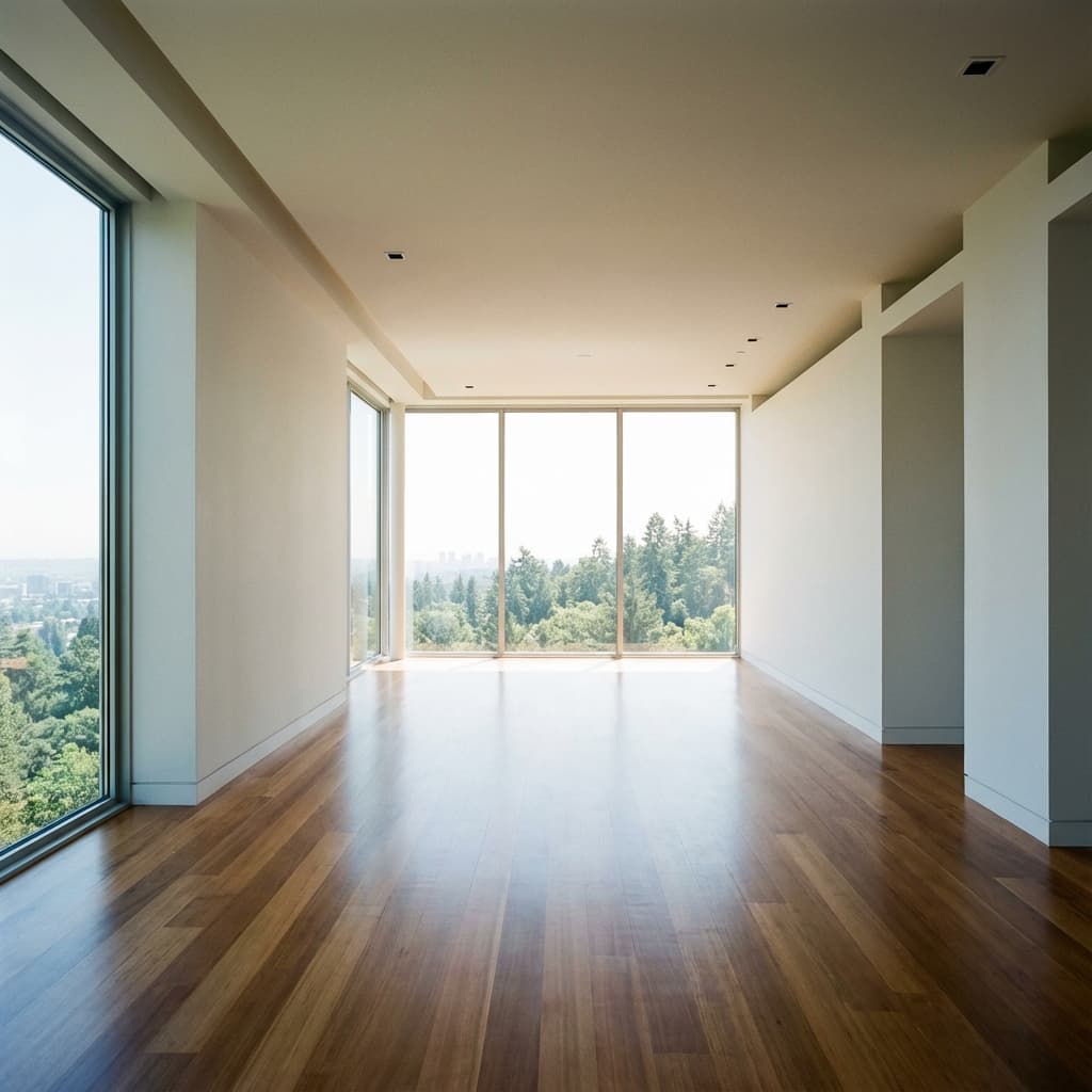 Living room as photographed